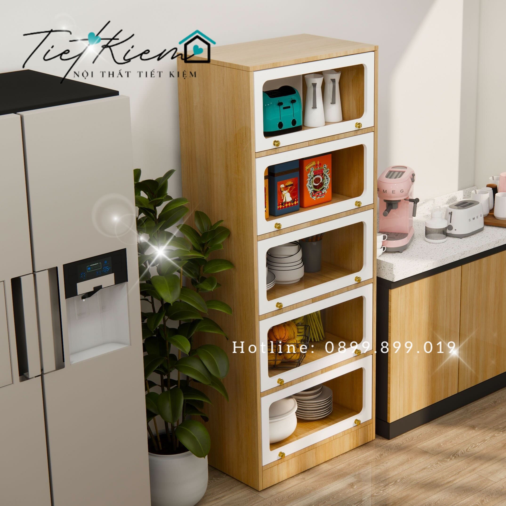 Tủ kệ bếp đẹp thông minh K1460