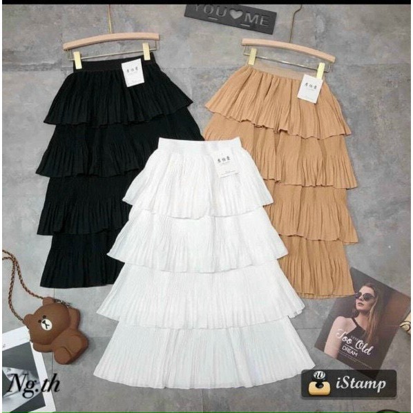 Chân váy Maxi 4 tầng Hàn Quốc