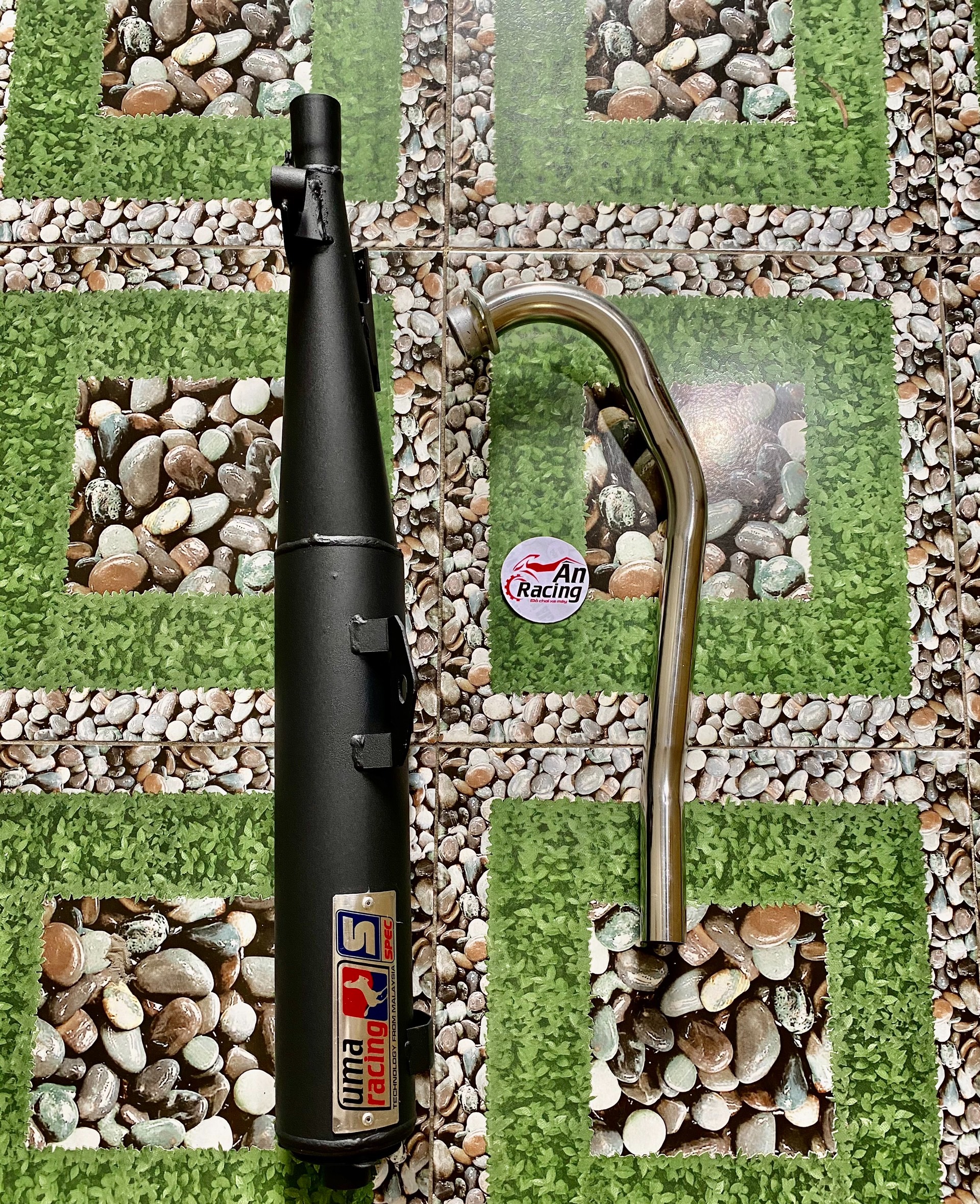 Pô uma gắn exciter 135 móc