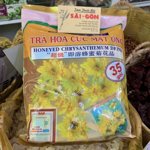 Trà Cúc Mật Ong Hòa Tan Hán Linh Bịch 35 gói