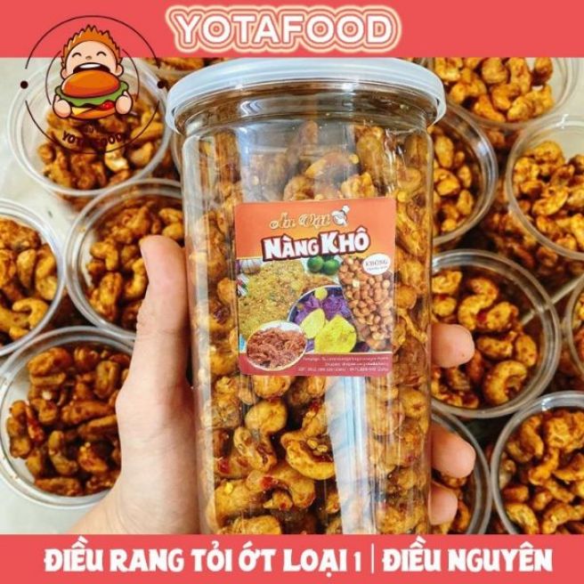 1kg hạt điều rang tỏi ớt