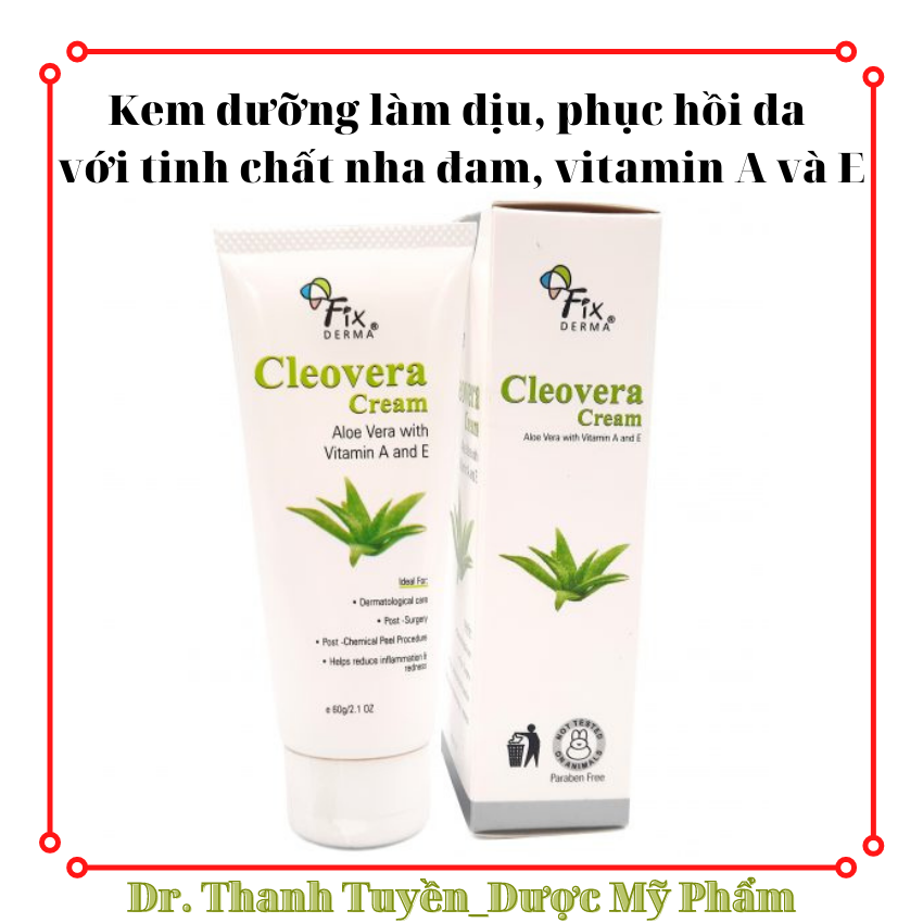 Kem Dưỡng Fixderma Cleovera Cream 60g
