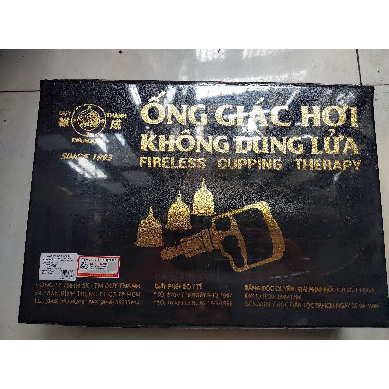 Bộ Giác Hơi Không Lửa Duy Thành 15 Ống