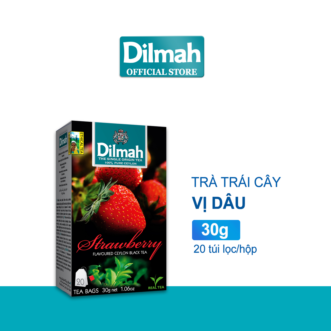 Trà Dilmah Hương Dâu 30g