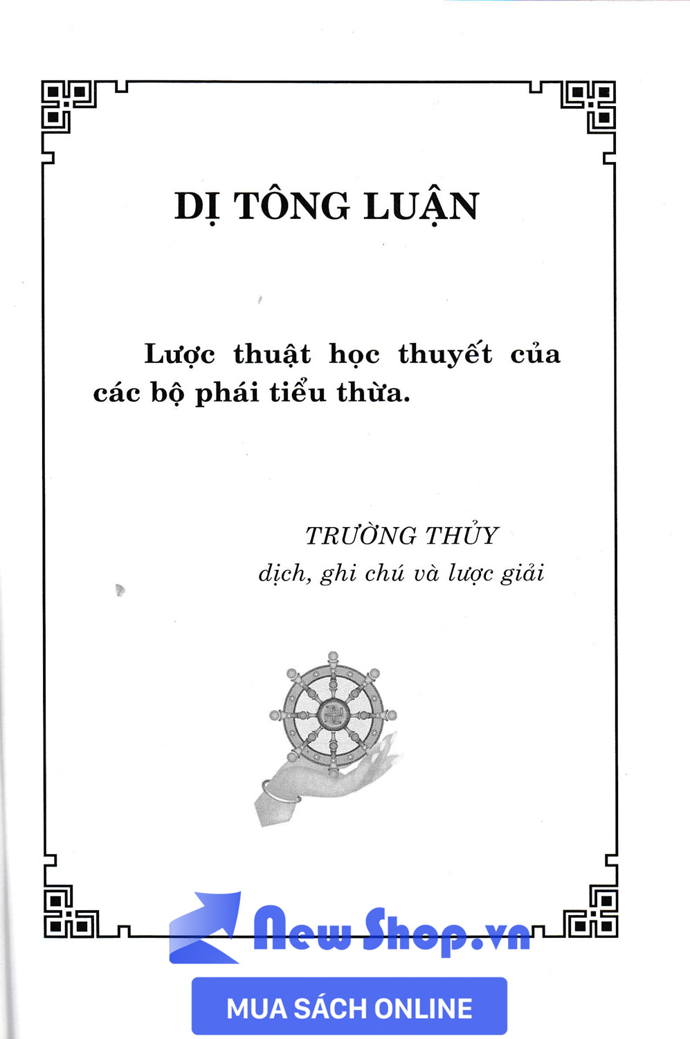 Sách - Dị Tông Luận - Newshop