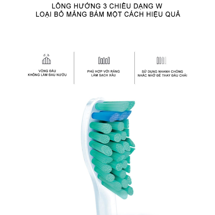 Đầu bàn chải đánh răng điện Philips HX6011