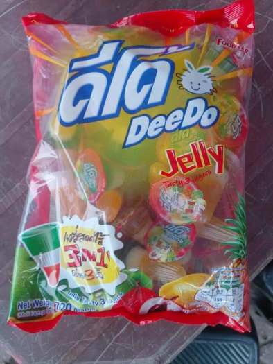 Thạch trái cây Deedo 3 lớp 720gr Thái Lan siêu ngon