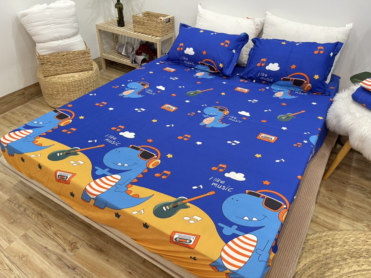 Set Ga Gối Mẫu Khủng Long Đàn P49