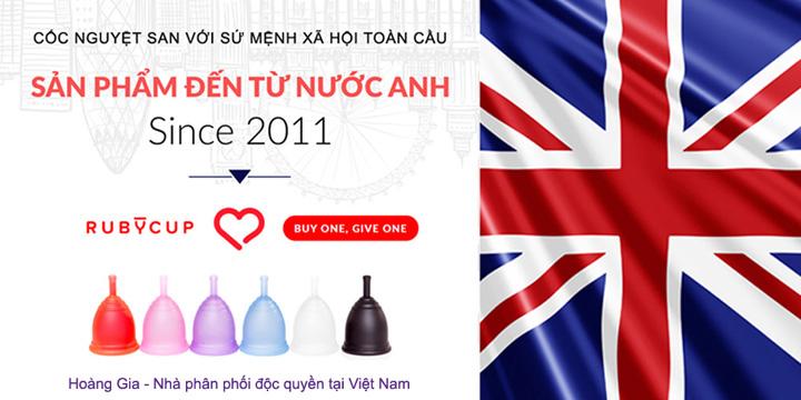 Ruby Cup Mentrual Cup (Blue size Medium)
