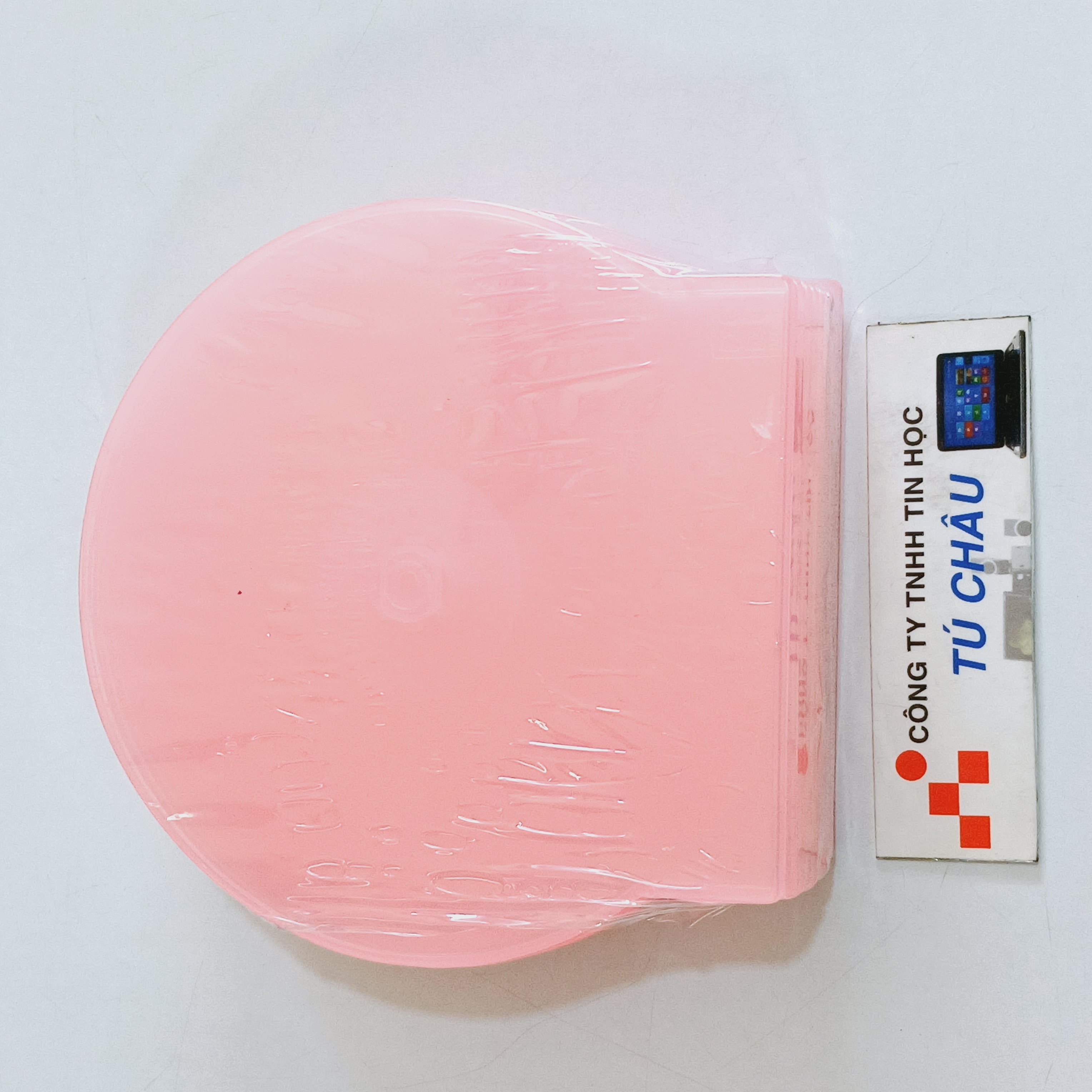 Hộp đựng đĩa CD, DVD (Dạng Vỏ sò tròn) / Lốc 10 Hộp (Nhiều màu)