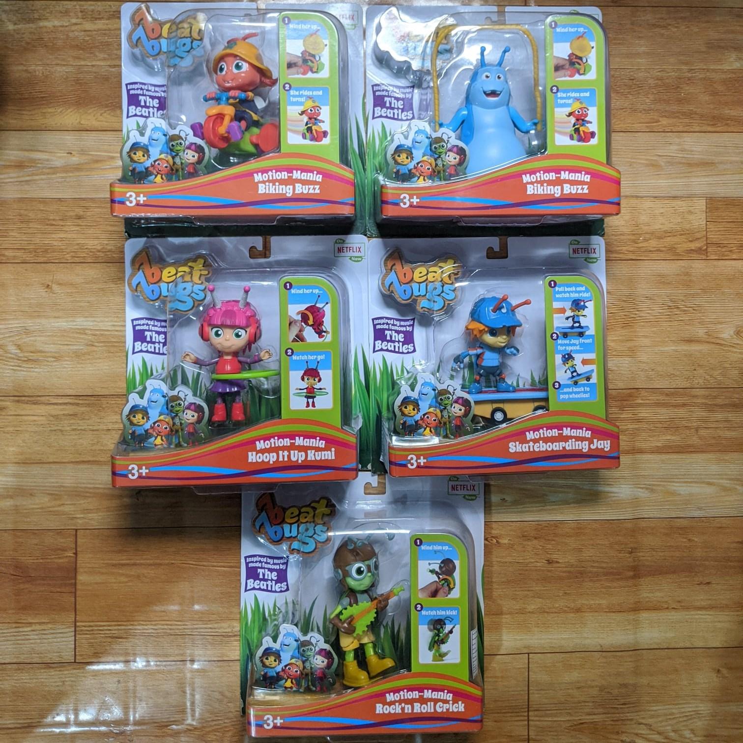 ĐỒ CHƠI BEAT BUGS LÊN DÂY CÓT CHUYỂN ĐỘNG HÀNG NHẬP MỸ