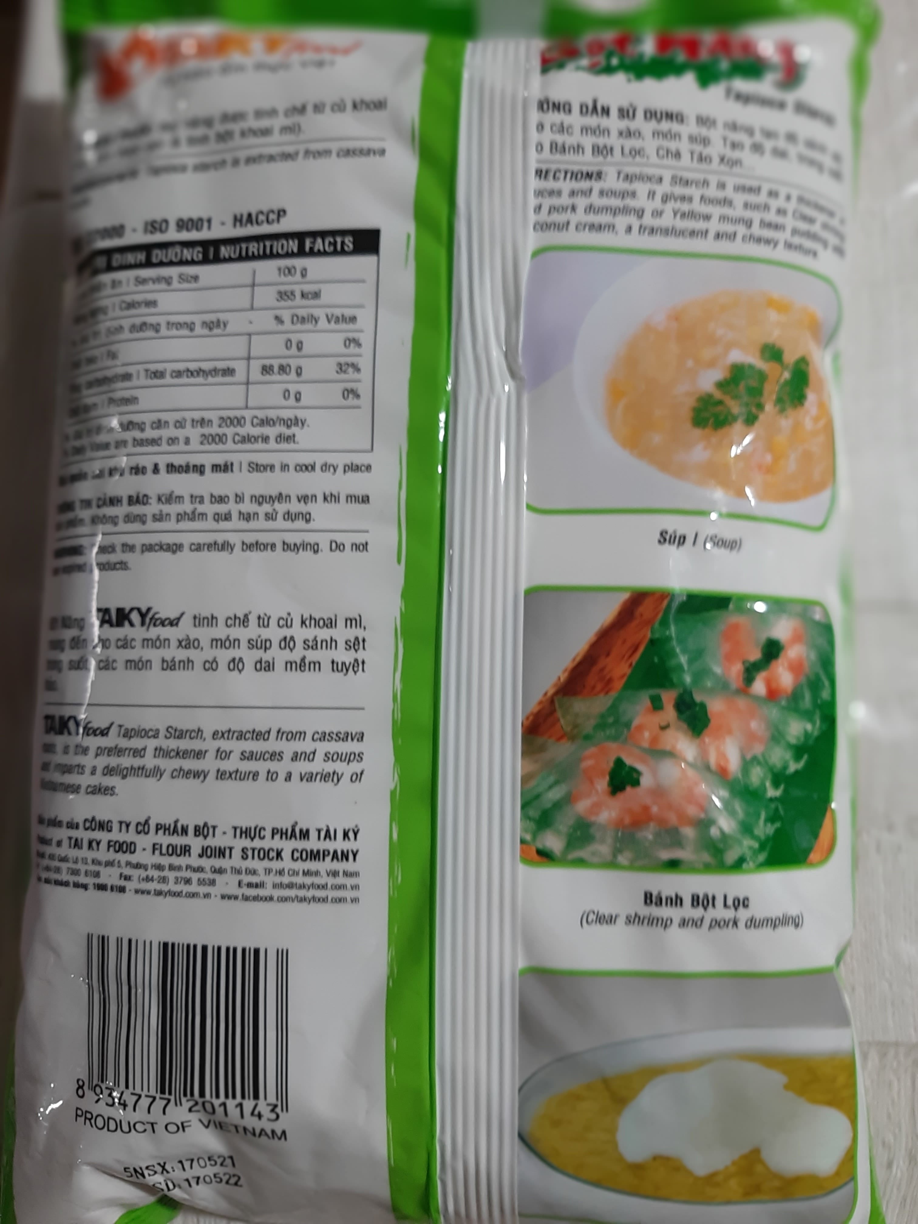 Bột Năng Tài Ký 400g / 1kg