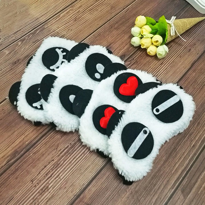Set 2 Mặt nạ che mắt ngủ hình Gấu