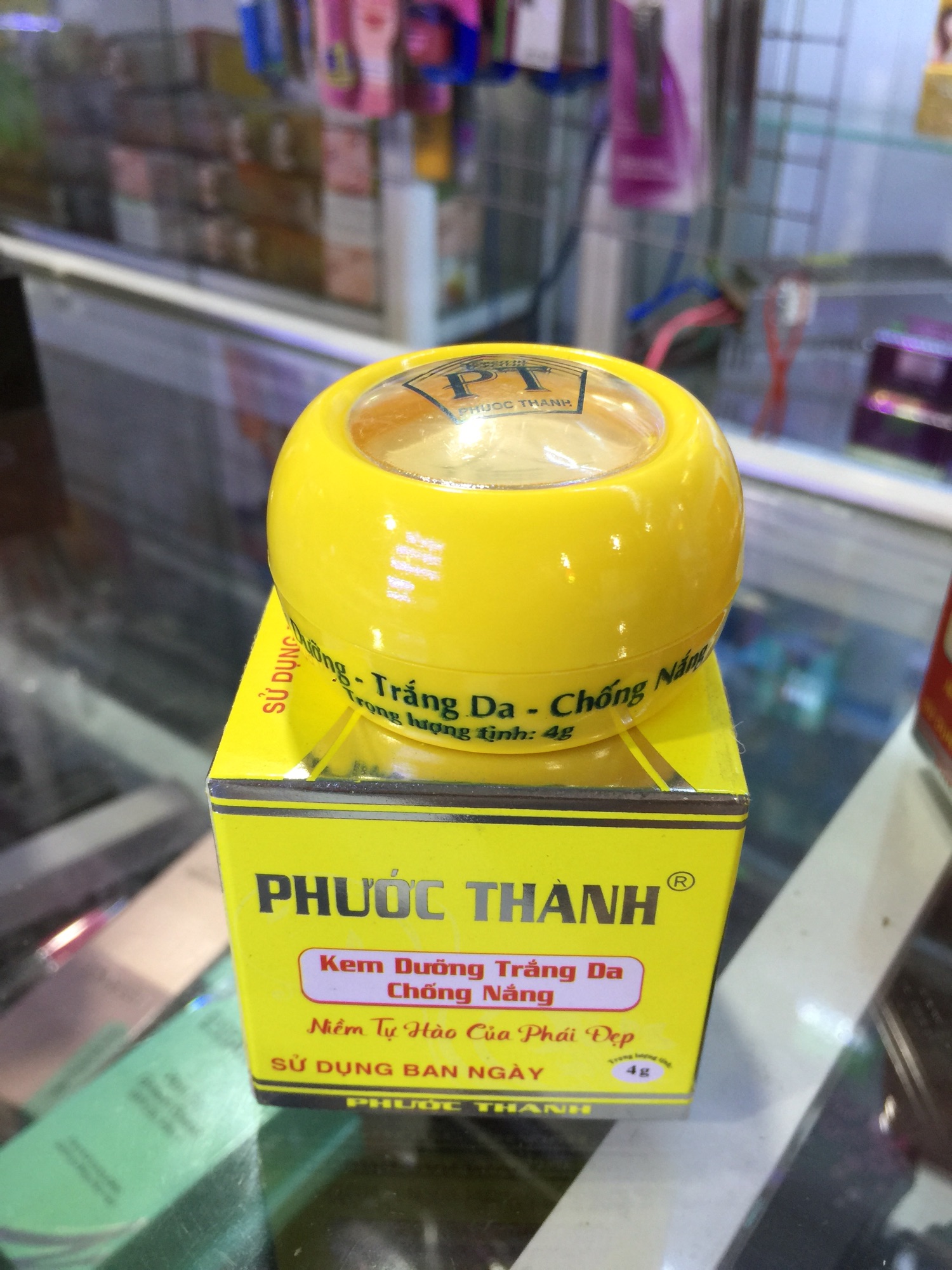 Kem Phước Thanh vàng trắng da Chống nắng 4g