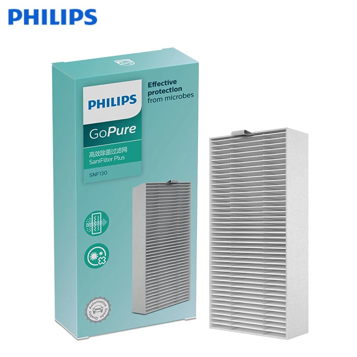 Máy khử mùi và lọc không khí trong ô tô dạng cốc nhãn hiệu Philips S7601 (GP7601, cảm biến chất lượng không khí 3 màu, sử dụng bộ lọc SaniFilter Plus 130 đời mới