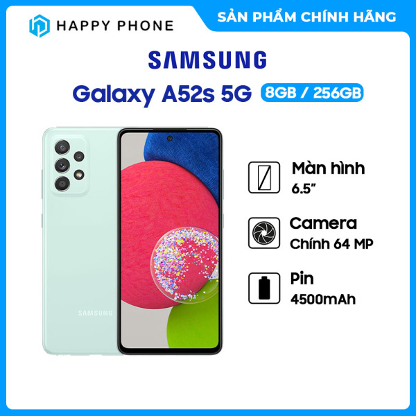 Điện Thoại Samsung Galaxy A52s 5G (8GB/256GB) - Hàng Chính Hãng, Mới 100%, Nguyên Seal | Bảo hành 12 tháng