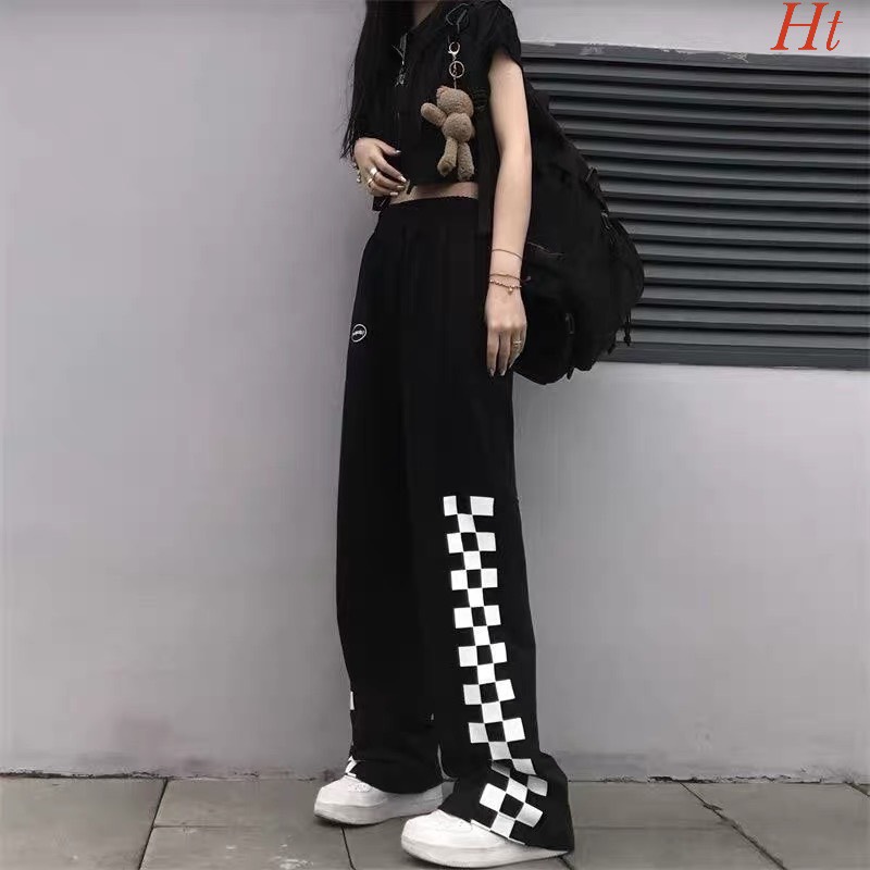 Quần bom chun Caro nam nữ mặc đẹp