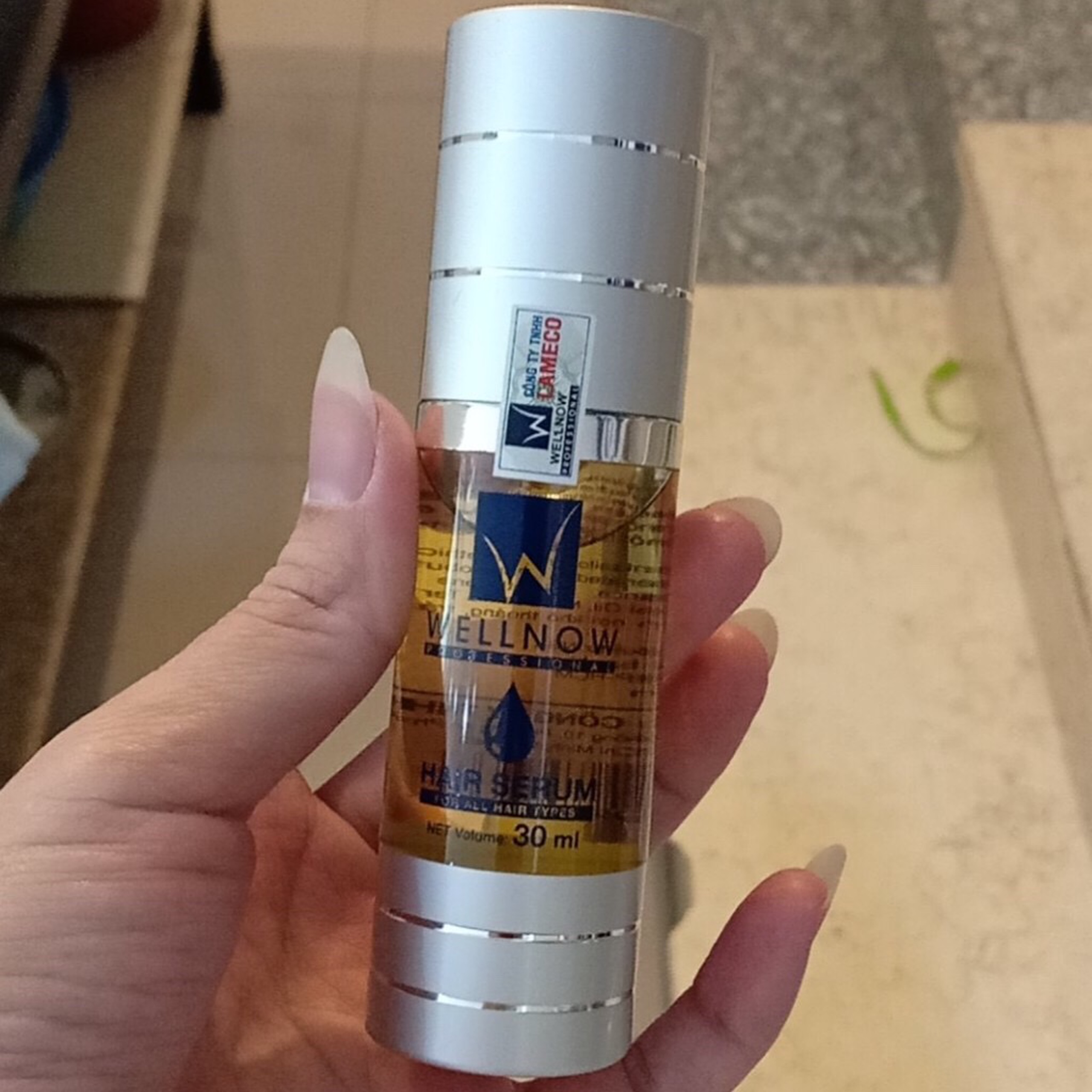 Tinh dầu dưỡng tóc cao cấp siêu mềm mượt sáng bóng Wellnow 30ml
