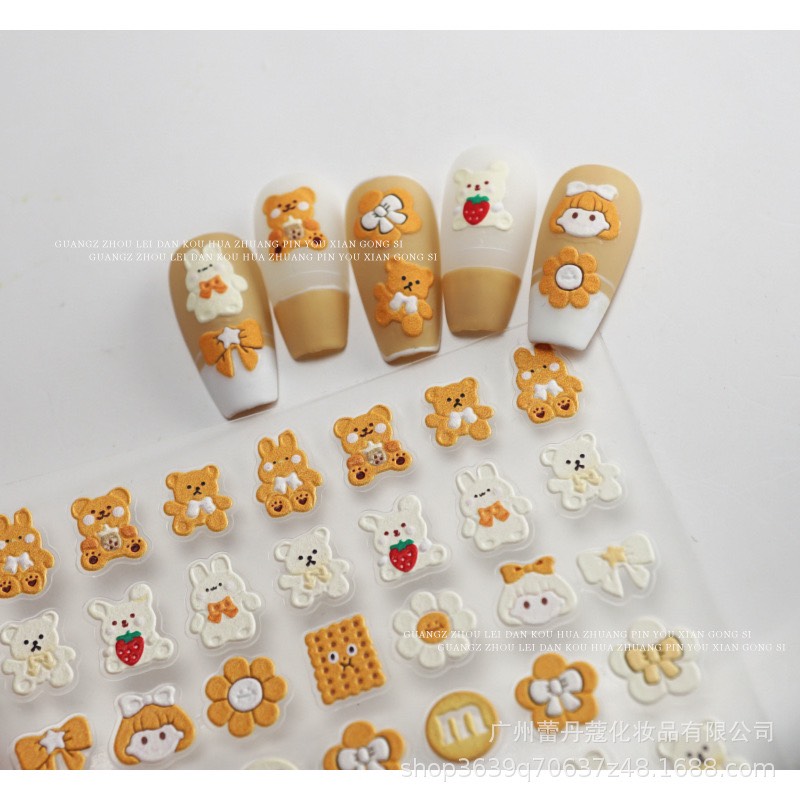 Sticker Dán Móng Gấu 5D Mã 1216 - TGN937