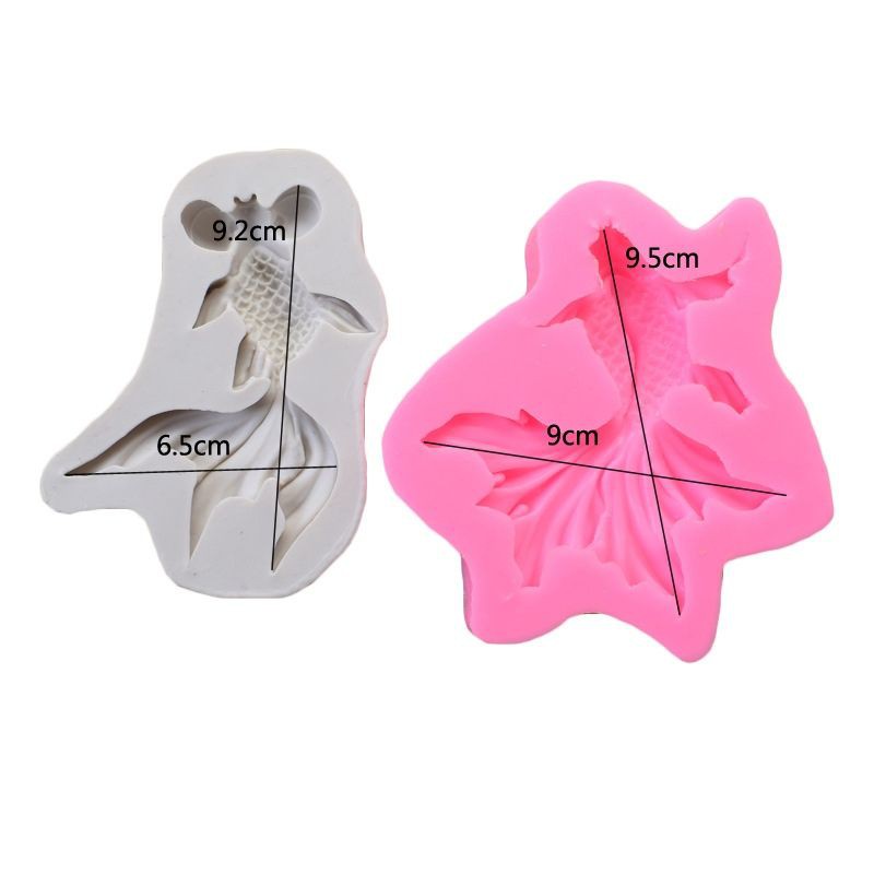 Khuôn Rau Câu 4D Silicon Cá Vàng