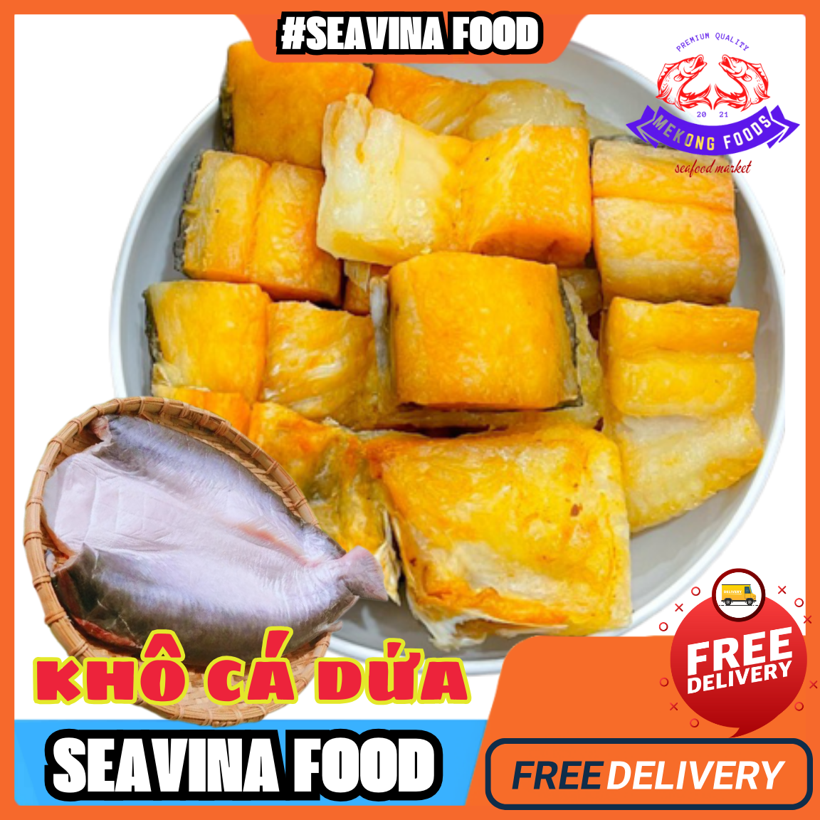 Dried pineapple fish, pineapple fish 3 Sundays, can be dense, excellent quality, sweet meat, long, new good quality, seavina foods skeleton