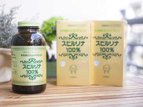 100 viên tảo xoắn Nhật Bản (uống + đắp mặt)