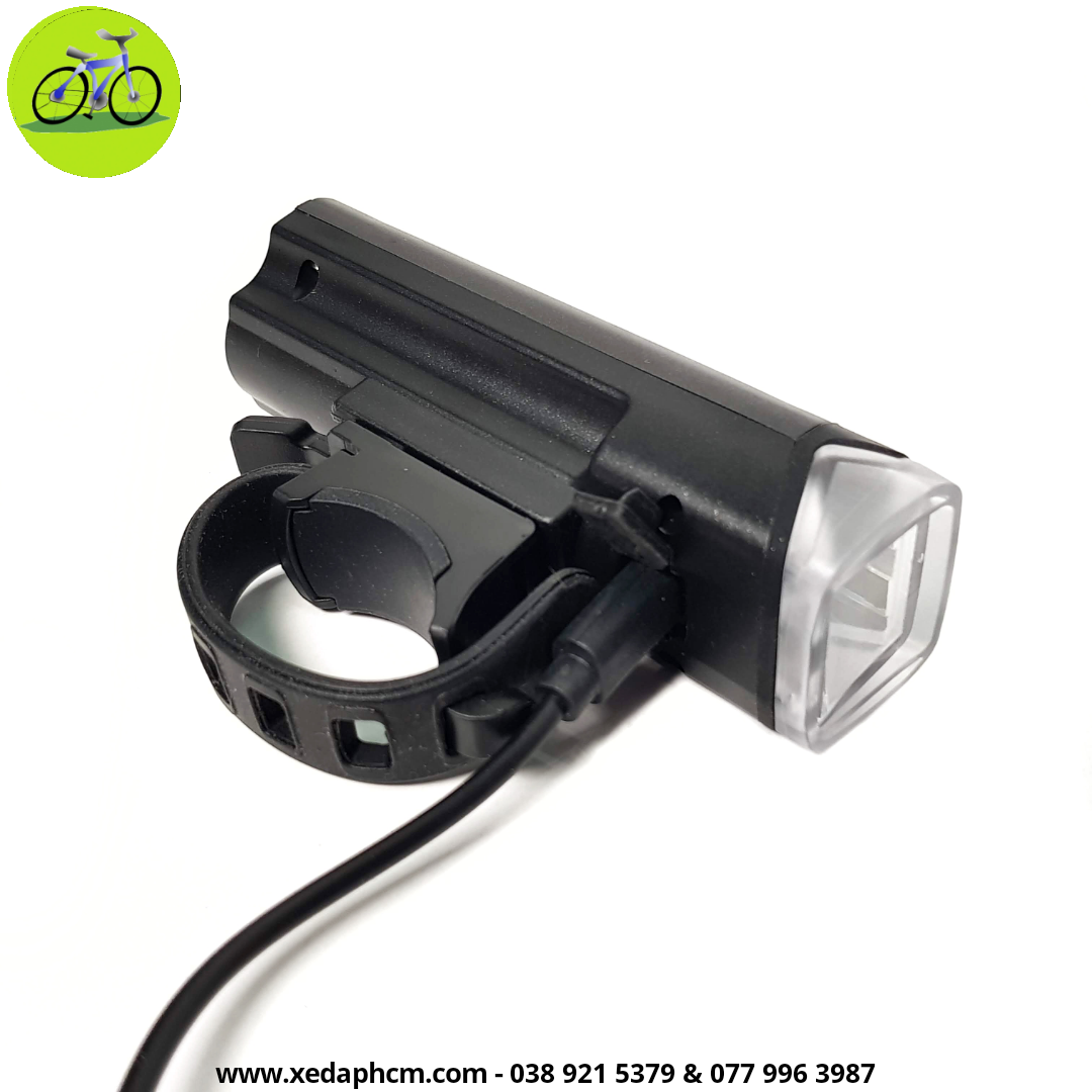 [HCM]Đèn xe đạp LED trước sau siêu sáng sạc USB