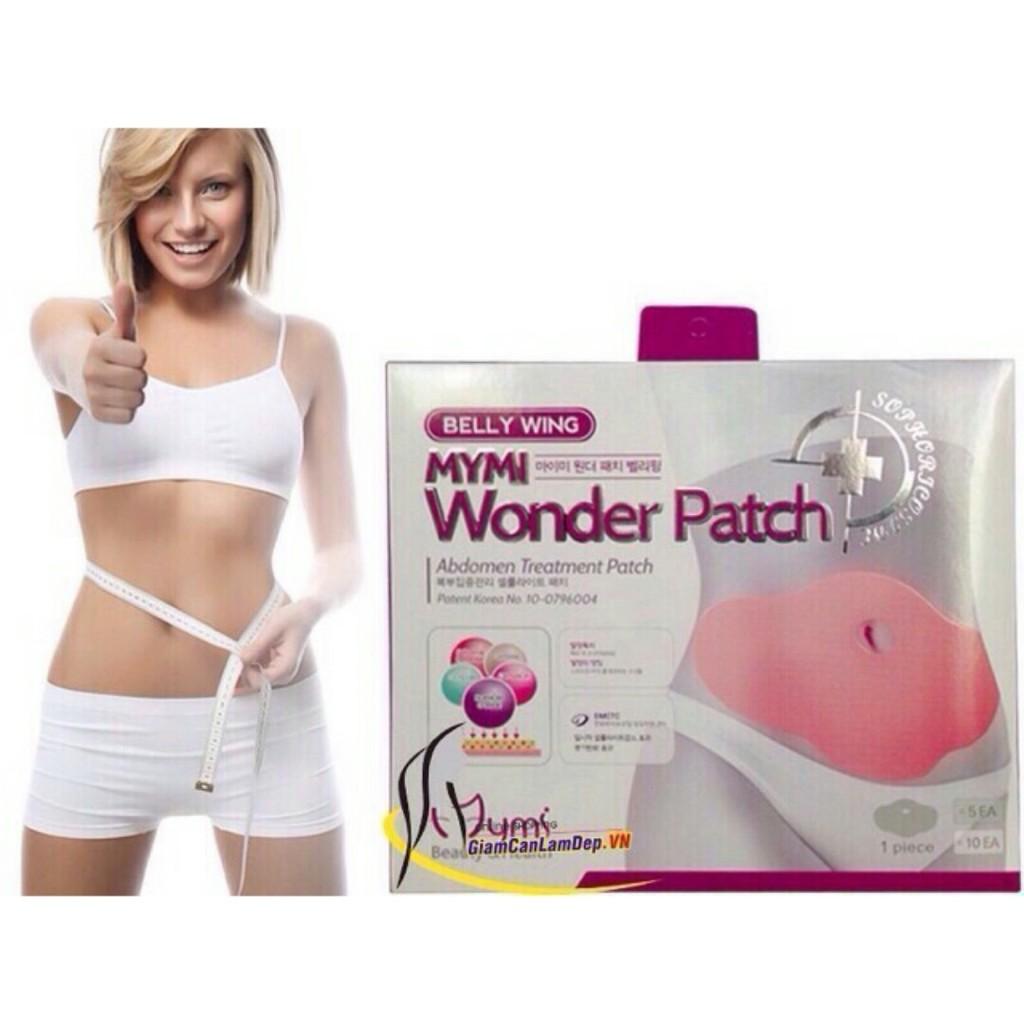 Miếng dán tan mỡ bụng Hàn Quốc MyMi Wonder Patch (Bộ 5 miếng)