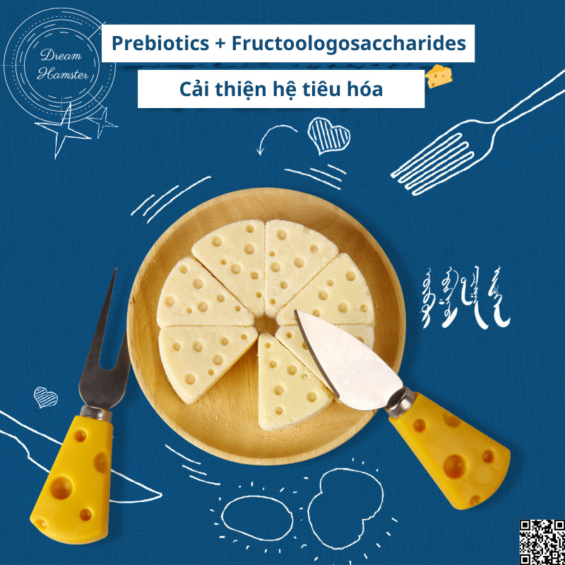 Phô mai đông khô Monbab, thức ăn cho thú cưng