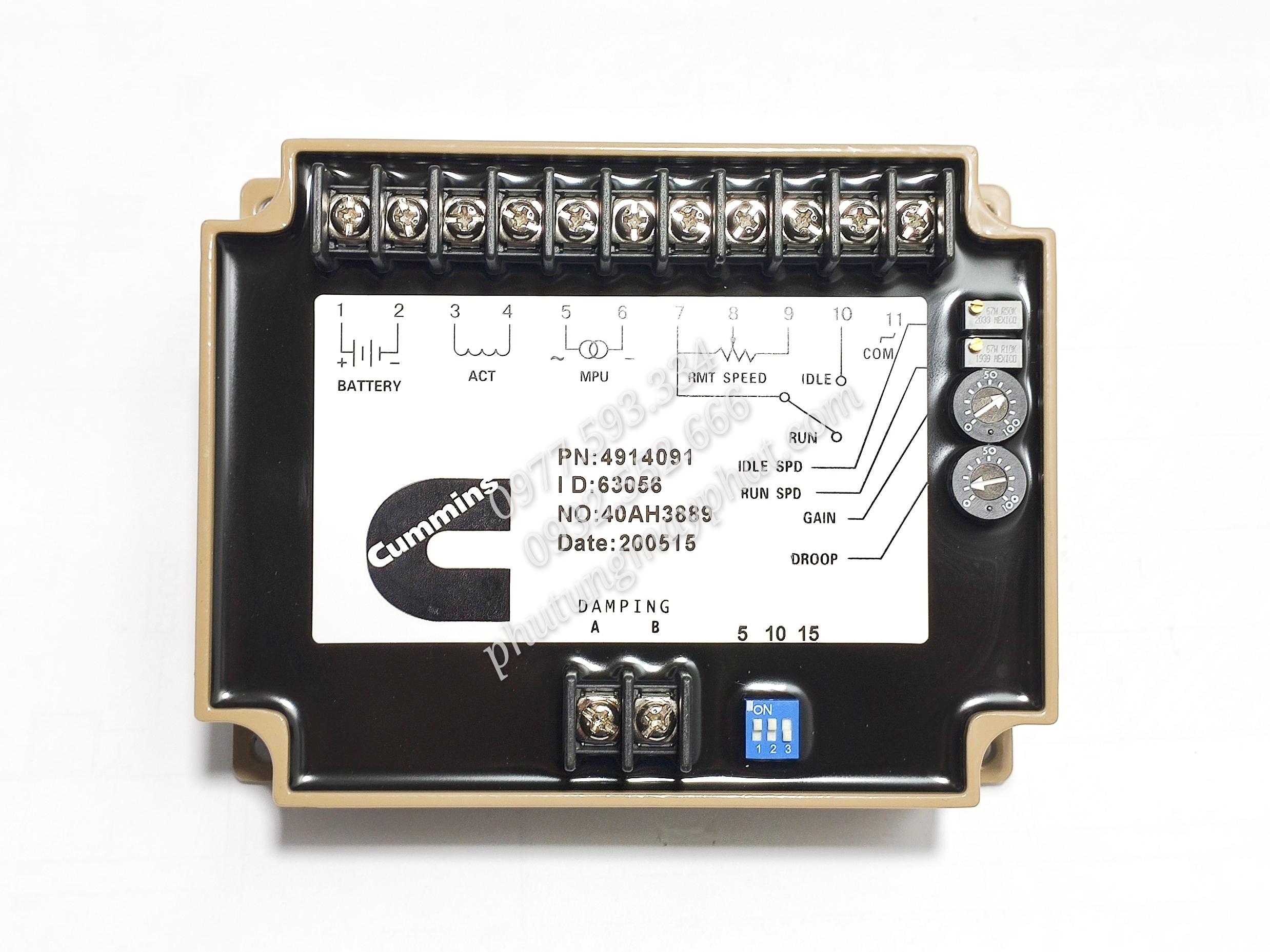 Bộ điều tốc Cummins 4914091 - 4914091