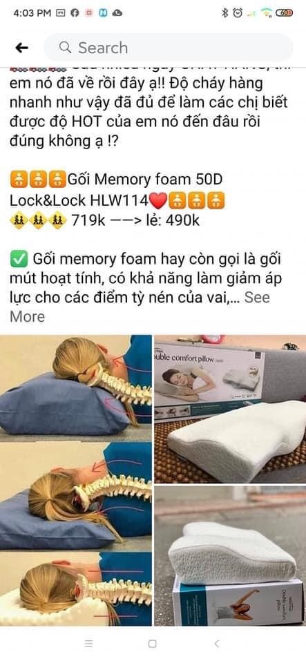 Gối lock&lock