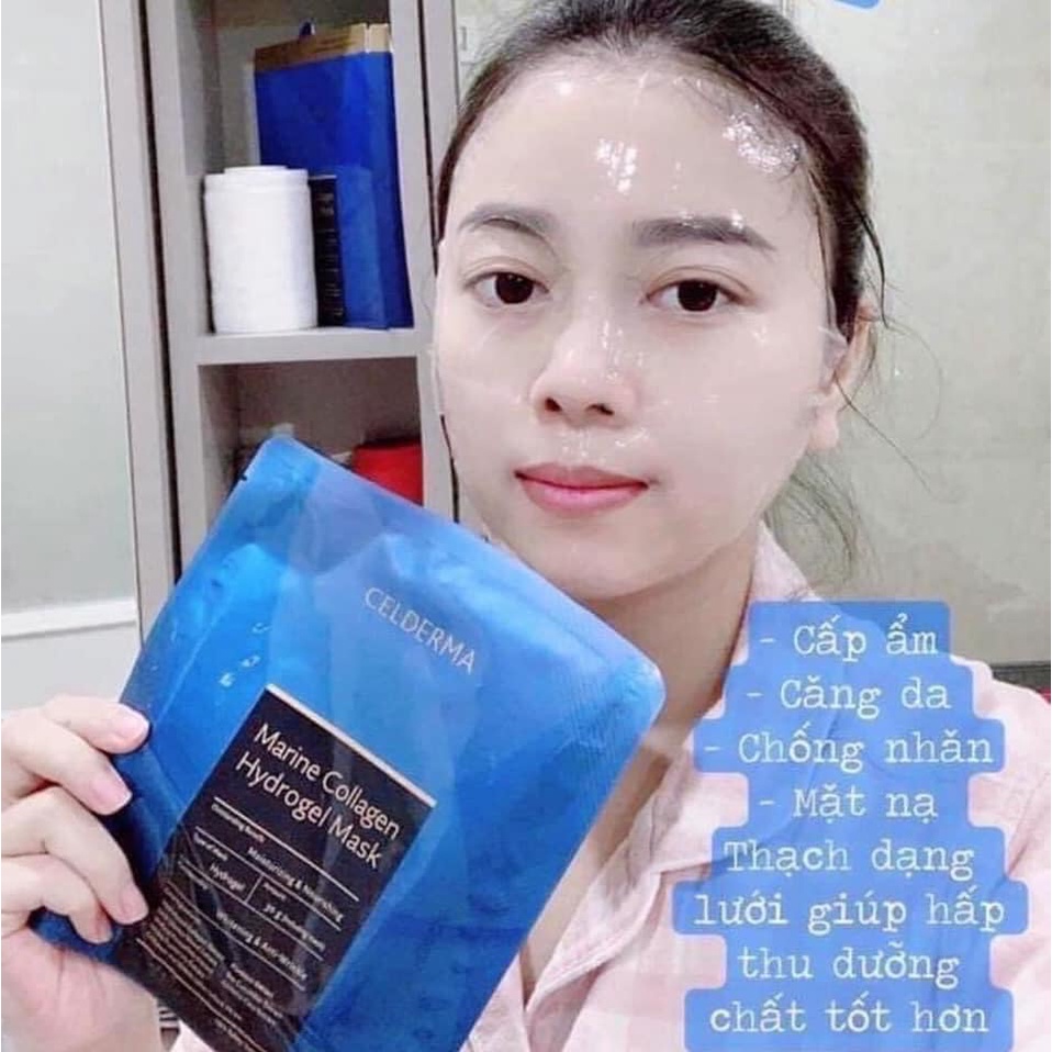 [Celderma] Mặt Nạ Thạch Căng Bóng Da Hydrogel Mask