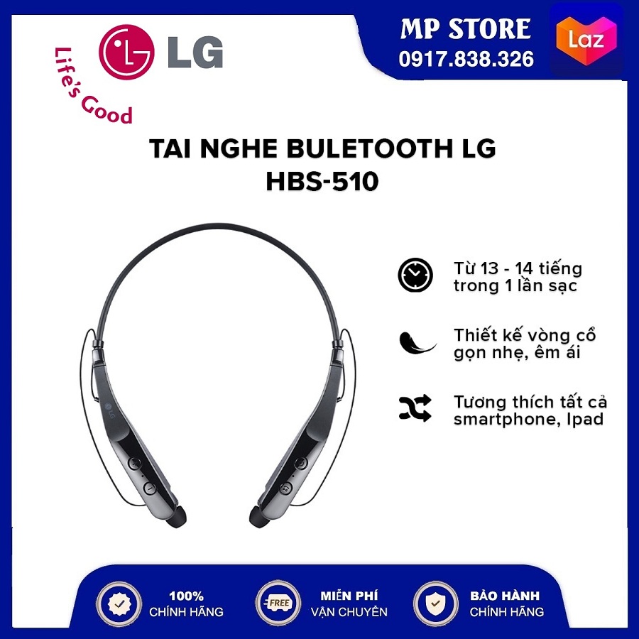 Tai nghe Bluetooth LG HBS-510 | FREESHIP