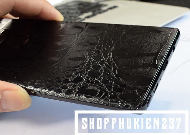 [HCM]SKIN MẶT LƯNG VÂN GIẢ DA CÁ SẤU SAMSUNG GALAXY NOTE 5  NOTE FE  NOTE 8 DÁN LƯNG CỰC ĐẸP