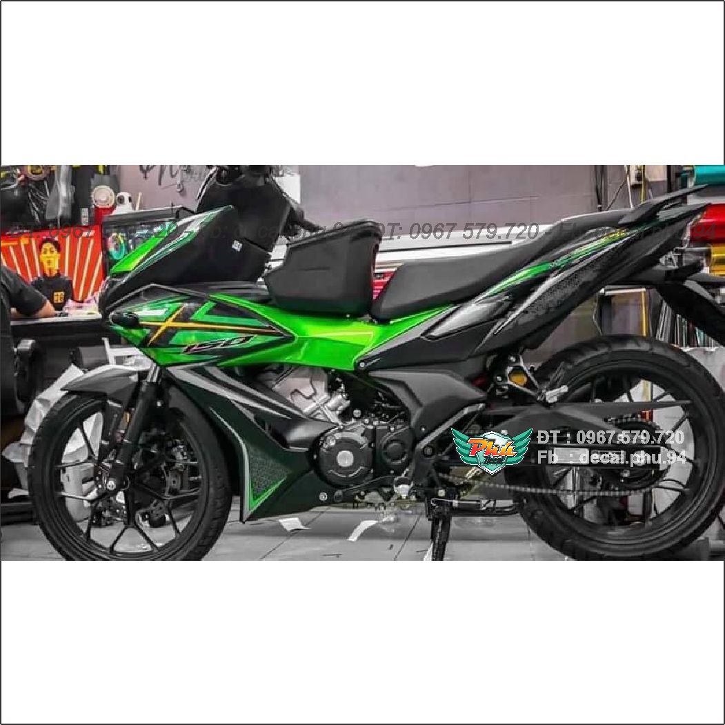 Tem rời Winner X đen xanh lá (Y)