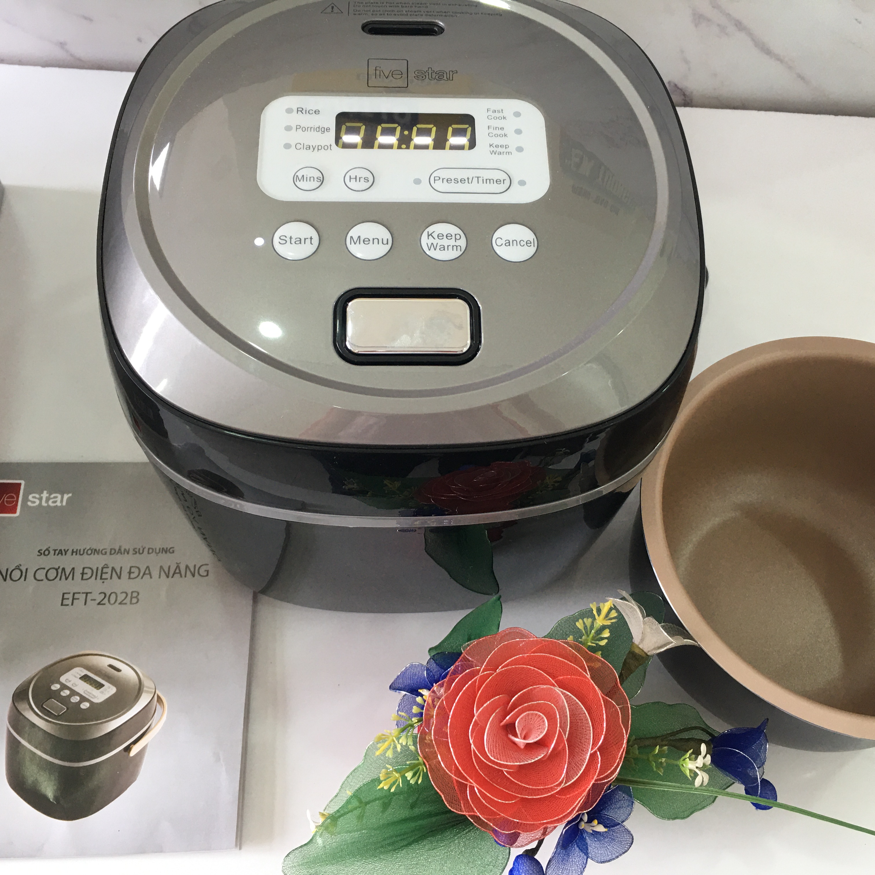 Nồi Cơm Điện Tử Đa Năng Cao Cấp Fivestar EFT-202B