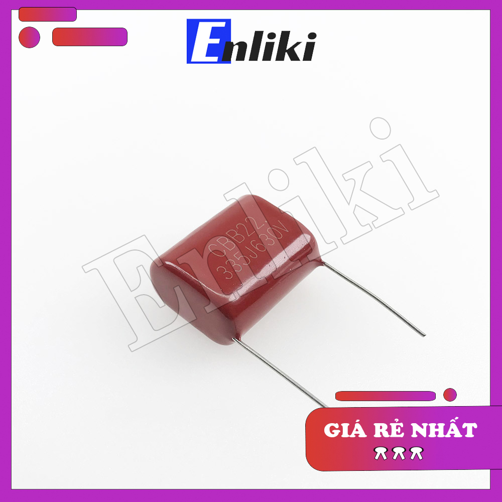 Tụ 3.3uF CBB 335J 630V 25mm