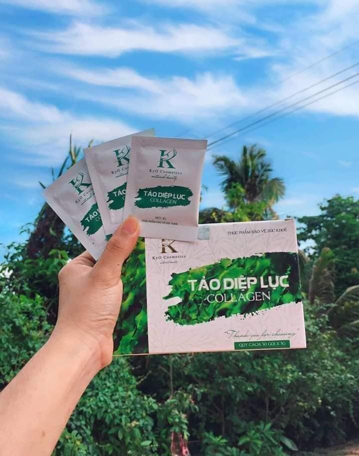[CHÍNH HÃNG] tảo diệp lục Collagen KYO