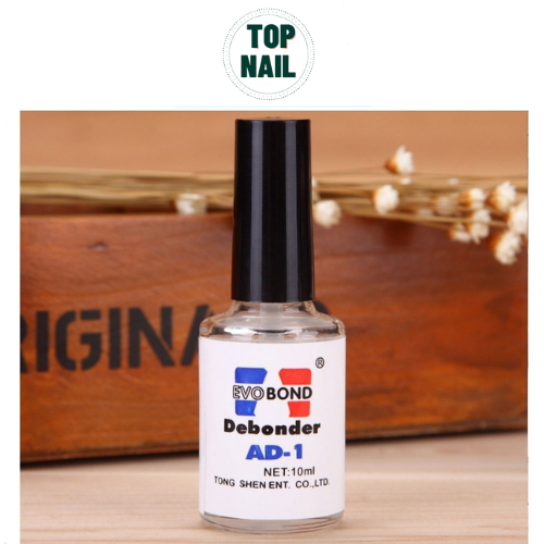 Nước sáng đá phá tháo móng giả, Chai gel tháo móng nail AD
