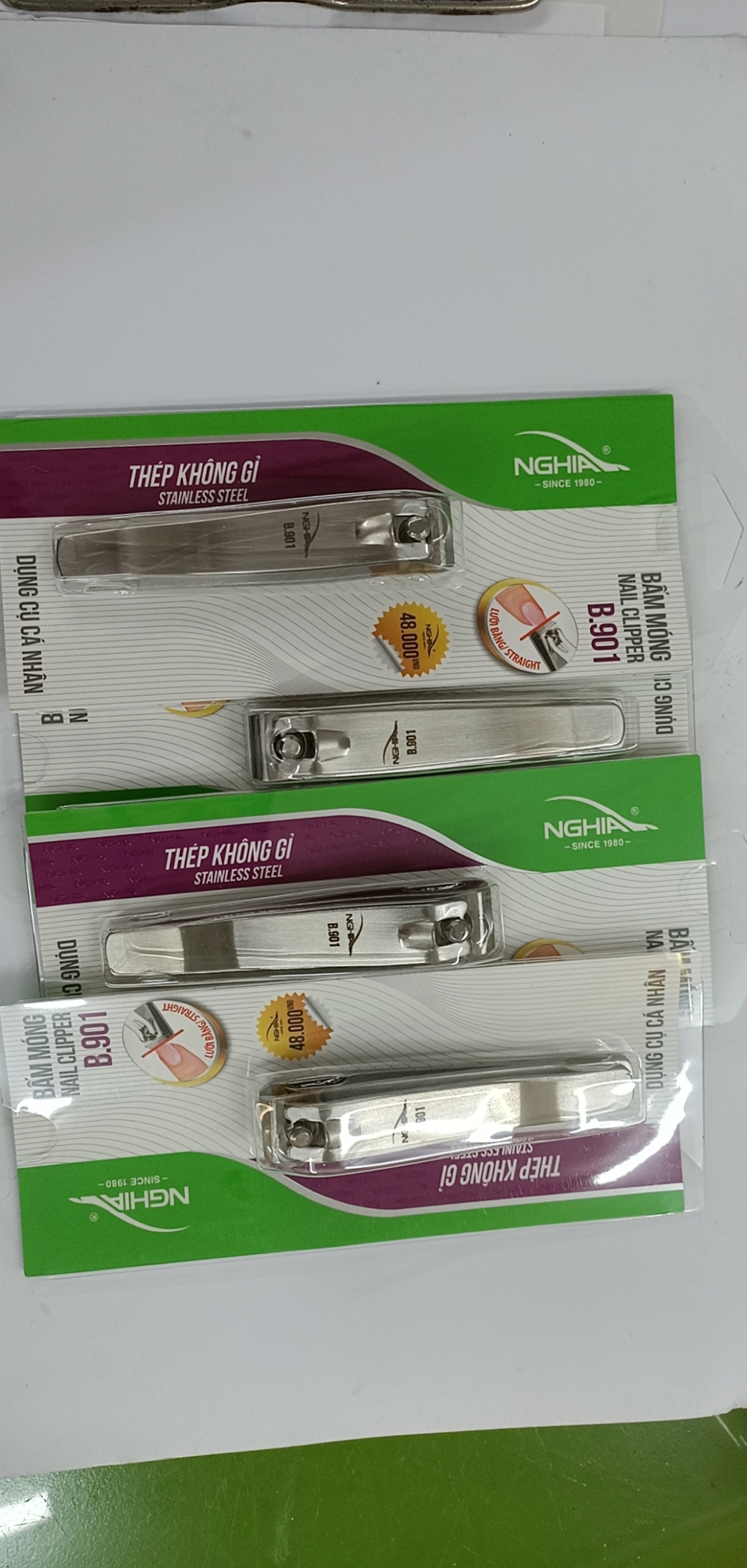 (Chính Hãng) Kềm Nghĩa Bấm cắt móng tay  B901, B902