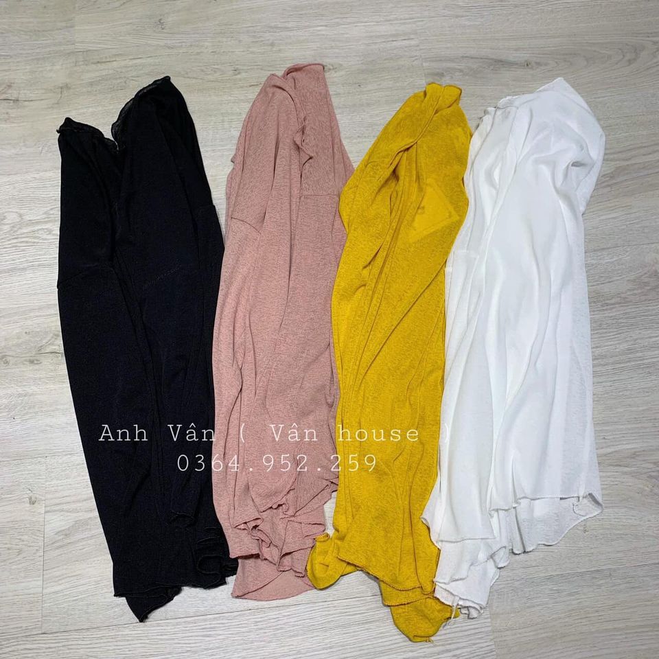 (MỚI) ÁO LEN GIẤY LỆCH VAI NỮ CỰC ĐẸP, MINHQUANG2017