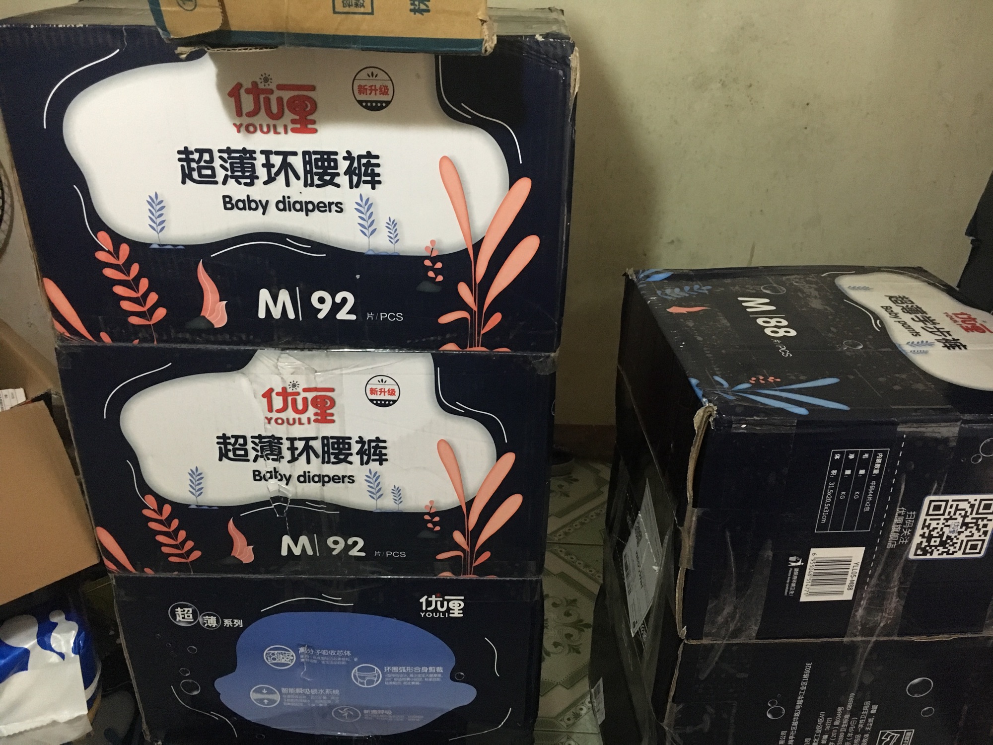 Bỉm youli size M dán 92