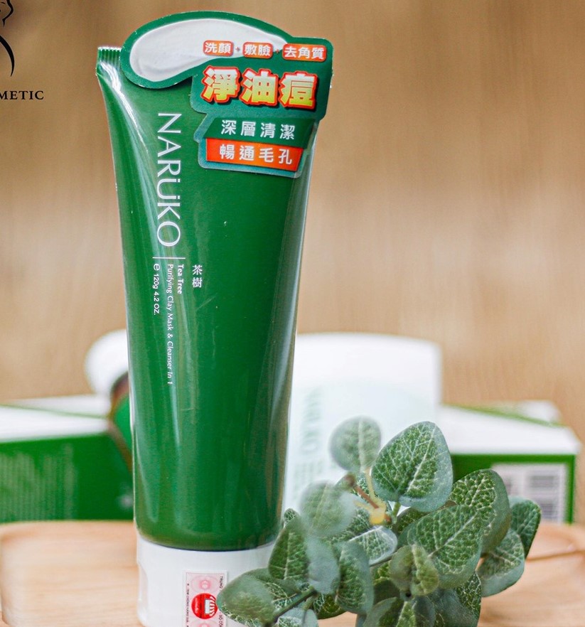[HCM]Sữa Rửa Mặt Naruko Clay Mask 2 in 1