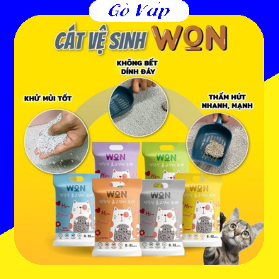 [Chỉ giao hỏa tốc nội thành] Cát Vệ sinh cho mèo - Cát Min - Cát đất sét giá rẻ
