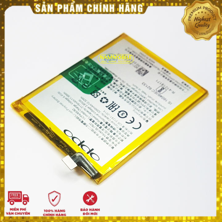 Oppo f3 f5 blp631 3200mah zin + giveaway battery + freeship