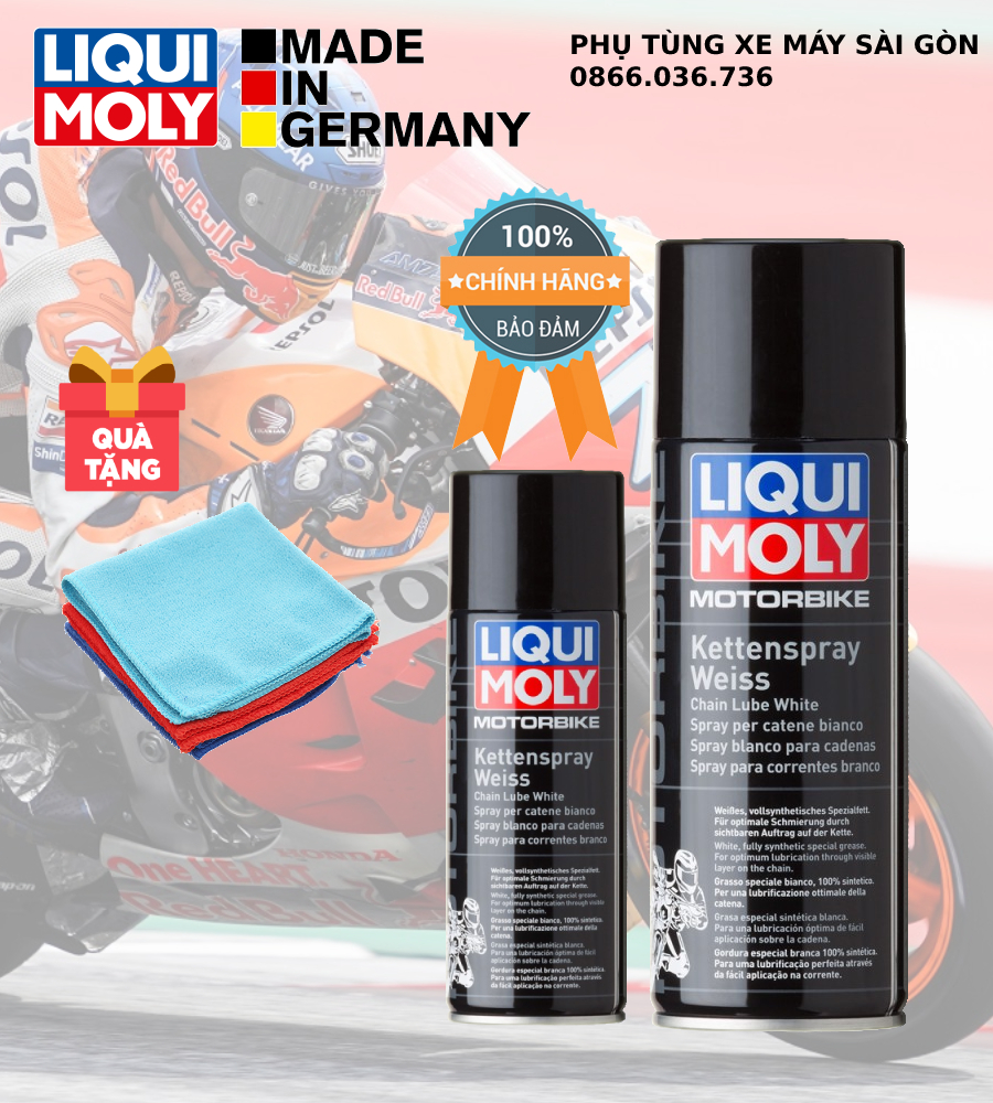 Xịt dưỡng sên LIQUI 1591 400ml - Nhập khẩu Đức