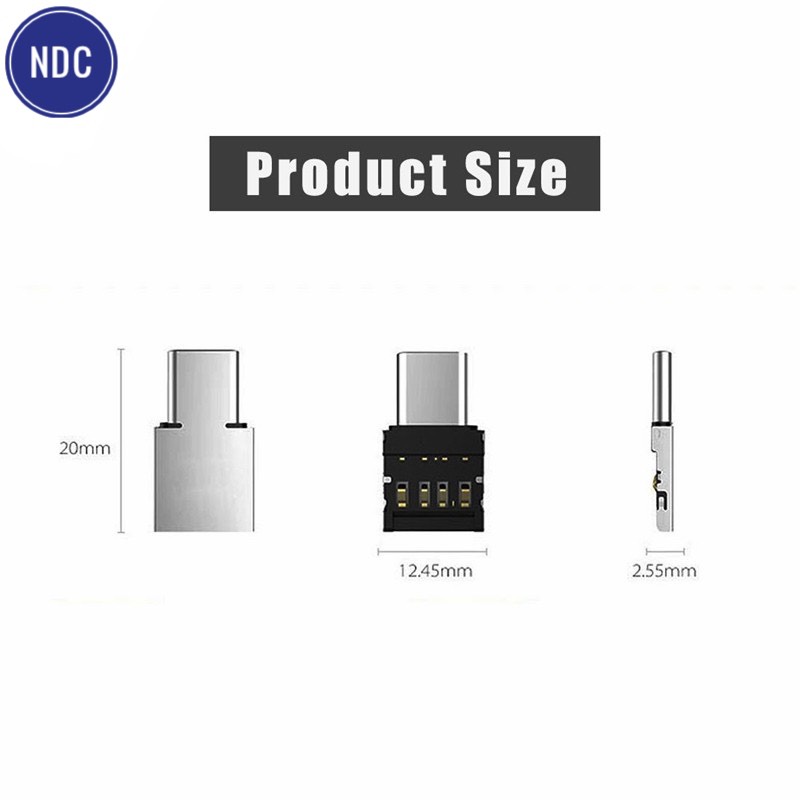 [HCM]Đầu Chuyển Đổi 2 Trong 1 MicroUSB Type-C OTG USB3.0 Đa Năng (Loại 1)