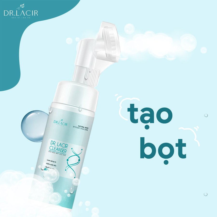 SỮA RỬA MẶT BẠC HÀ KIỀM DẦU DR LACIR CLEANSER