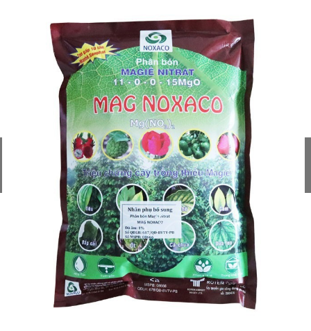 phân bón magie nitrate Mg(NO3)2 ma nhê nitrat gói 1kg