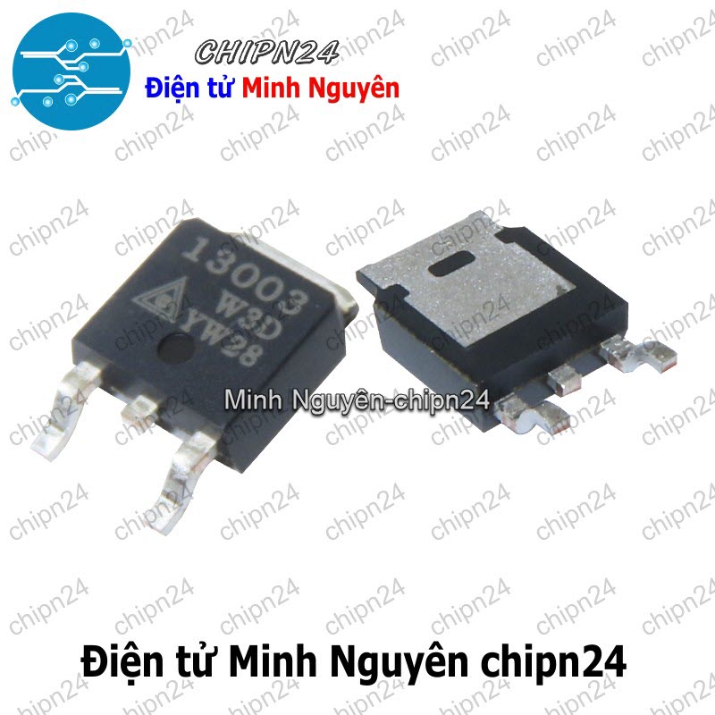 [3 con] (SOP) Transistor Dán MJE13003 TO-252 NPN 1.5A 400V (SMD) (E13003 13003) - HH006913